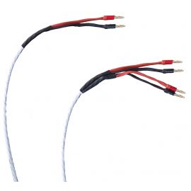 Reproduktorová sada kabelů (4 x 2,08 mm²) Bi-Wire - 2m
